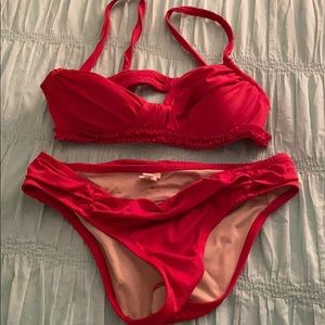 J.Crew red Bikini